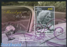 Papua New Guinea 2008 Marilyn Monroe S/s, Mint NH, Performance Art - Transport - Marilyn Monroe - Movie Stars - Automo.. - Acteurs