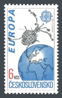 Czechoslovakia 2825, MNH. Michel 3084. EUROPE CEPT-1991. Space Achievements. - Unused Stamps