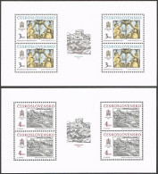 Czechoslovakia 2673a-2674a Sheets, MNH. Mi 2928-2929. Bratislava 1987. H. Mayer. - Ungebraucht