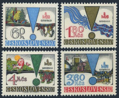 Czechoslovakia 2245-2248,MNH.Mi 2512-2515.Man & Biosphere Program Of UNESCO,1979 - Ungebraucht