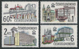 Czechoslovakia 2192-2195,MNH.Michel 2258-2261. PRAGA-1978.New & Old Prague. - Unused Stamps