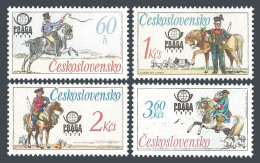 Czechoslovakia 2116-2119, MNH. Mi 2377-2380. PRAGA-1978 PhilEXPO, 1977.Uniforms. - Nuevos