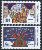Czechoslovakia 1945-1946, MNH. Michel 2209-2210. BRNO-1974 Stamp Exhibition. - Neufs