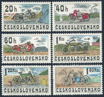 Czechoslovakia 2018-2023, MNH. Michel 2272-2277. Motorcycles, 1975. - Nuevos