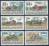 Czechoslovakia 2018-2023, MNH. Michel 2272-2277. Motorcycles, 1975. - Neufs