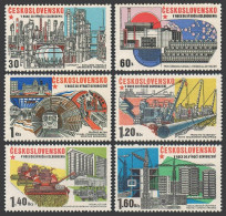 Czechoslovakia 2029-2034, MNH. Michel 2285-2290. Socialist Contraction,30, 1975. - Unused Stamps