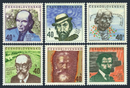 Czechoslovakia 1819-1824,MNH.Mi 2073-2078. Poets,writers,painters,sculptor,1972. - Nuevos