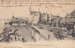 ANVERS   VUE DU PROMENOIR ET DEBARCADERE DU STEEN - Antwerpen