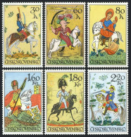 Czechoslovakia 1837-1842,MNH. Mi 2097-2102. Horsemen From 18th-19th Century,1972 - Unused Stamps