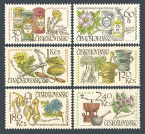 Czechoslovakia 1772-1777, MNH.Mi 2023-2028. Pharmaceutical Congress,1971.Plants. - Neufs