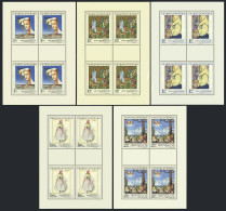 Czechoslovakia 1779-1783 Sheets, MNH. Michel 2032-2036 Klb. Paintings 1971. - Nuovi