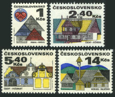 Czechoslovakia 1733/1741,MNH.Michel 2010-2013. Buildings 06.22.1971. - Ongebruikt