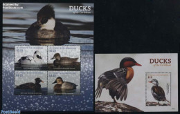 Saint Vincent 2015 Ducks Of The Caribbean 2 S/s, Mint NH, Nature - Birds - Ducks - St.Vincent (1979-...)