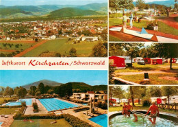 73929170 Kirchzarten Fliegeraufnahme Minigolf Freibad Camping Wassertreten - Kirchzarten