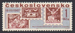 Czechoslovakia 1514,MNH.Michel 1761. Stamp Day,1967.Stamps 65,71,81 Of 1920. - Neufs