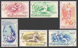 Czechoslovakia 1367-1372, MNH. European Figure Skating Championships, Bratislava - Neufs