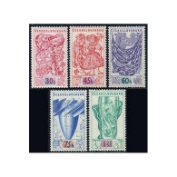 Czechoslovakia 849-853,872,MNH.Mi 1068-1072,1091. Brussels-1958 EXPO.Jewelry, - Unused Stamps