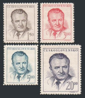 Czechoslovakia 363-366, MNH. Michel 552-555. President Klement Gottwald, 1948. - Neufs