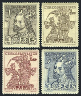 Czechoslovakia 346-349, MNH. Michel 535-538. Charles University,Prague,600,1948. - Ungebraucht