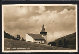 AK Frauenkirch Bei Davos, Einsame Kirche Gegen Den Himmel  - Davos