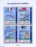 Central Africa 2019 Cruise Ships 4v M/s, Mint NH, Transport - Ships And Boats - Ships