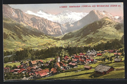 AK Adelboden, Ortsansicht Mit Wildstrubel  - Adelboden