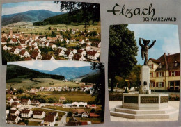 73929030 Elzach Panorama Narrenbrunnen - Elzach