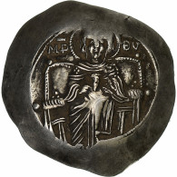 Isaac II Angelus, Aspron Trachy, 1185-1195, Constantinople, Electrum, SUP - Bizantinas