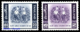 1961, Thailand, 375-76, ** - Thaïlande