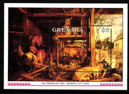 Grenada Block 265 Postfrisch Rubens #JA408 - Grenada (1974-...)