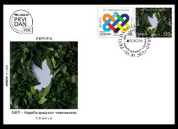 Serbia 2023. EUROPA, Peace – The Highest Value Of Humanity, Pigeon, FDC, MNH - 2023