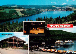 73928886 Titisee-Neustadt Fliegeraufnahme Kurhaus Seepartie Bootsanlegesteg - Titisee-Neustadt