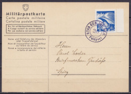 Suisse - Poste Militaire - Militärpostkarte. Affr. Vignette "GEB.INF.REGT.36" Oblit. "STAB GEB. INF.REG. /36/ Feldpost"  - Dokumente