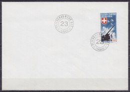 Suisse - Poste Militaire - Env. Affr. Vignette "FLIEGER & FLAB.TRP. / TRP.AV.& D.C.A. / 1939" Oblit "FLIEGABWEHR /23/ Fe - Cartas & Documentos