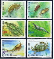 Bulgaria 3937-3942, MNH. Michel 4238-4243. Crabs 1996. - Unused Stamps