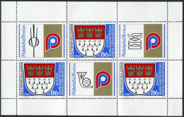 Bulgaria 3641a Sheet Folded, MNH. Michel 3935 Klb. PhilEXPO Cologne-1991. Arms. - Ungebraucht