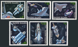 Bulgaria 3622-3627, 3628, MNH. Mi 3911-3916,Bl.215. Space Shuttle Mission, 1991. - Nuovi