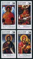 Bulgaria 3407-3410,MNH.Mi 3751-3754. Icons 1989.Paintings By Dimiter Morelov. - Nuevos