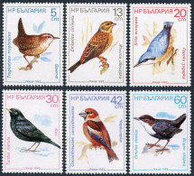 Bulgaria 3281-3286, MNH. Michel 3607-3612. Songbirds, 1987. - Ungebraucht
