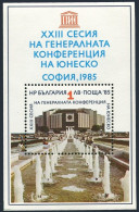 Bulgaria 3102, MNH. Michel Bl.157. UNESCO, 23rd General Assembly, Sofia, 1985. - Neufs