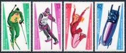 Bulgaria 3290-3293, 3294, MNH. Michel 3617-3620, Bl.175. Olympics Calgary-1988. - Unused Stamps