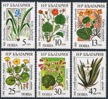 Bulgaria 3300-3305,3305a Sheet,MNH.Michel 3628-3633,klb. Marine Flowers,1988. - Ungebraucht