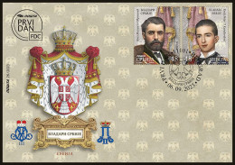 Serbia 2023, Rulers Of Serbia, FDC, MNH - Serbia