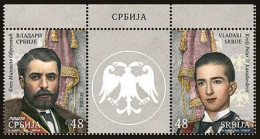 Serba 2023, Rulers Of Serbia, Stamp + Vignette, MNH - Servië