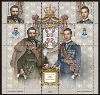 Serba 2023, Rulers Of Serbia, Two Series + All Vignette, MNH - Serbia