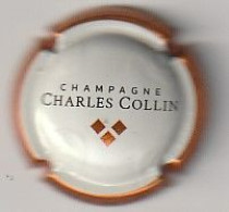 Capsule Champagne COLLIN Charles { N°26b : Crème Contour Cuivre ; AUBE Fontette } {S17-24} - Andere & Zonder Classificatie