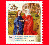 GERMANIA - Usato - 2014 - Tesori Dei Musei Tedeschi - Visitazione, Dipinto Di Rogier Van Der Weyden - 145 - Oblitérés