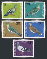 Bulgaria 2974-2978, MNH. Michel 3273-3277. Doves And Pigeons, 1984. - Nuevos