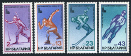 Bulgaria 2627-2630,2631,MNH.Mi 2824-2827,Bl.94. Olympics Lake Placid-1980.Slalom - Neufs