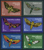 Bulgaria 2267-2272, MNH. Michel 2436-2441. Michel 2436-2441. Moths 1975. - Unused Stamps